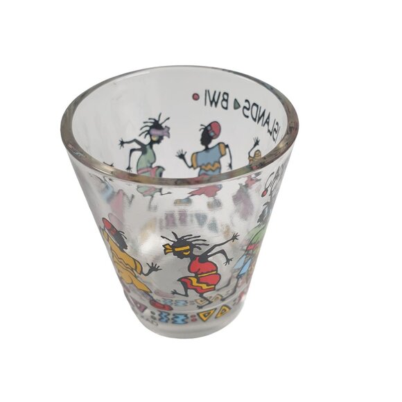 Cayman Islands BWI Shot Glass Souvenir Gift Vacation Drink Party Dancers Gift - Picture 3 of 5
